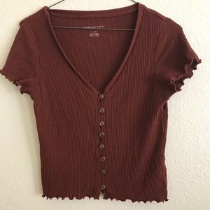 Crop top sweater tee